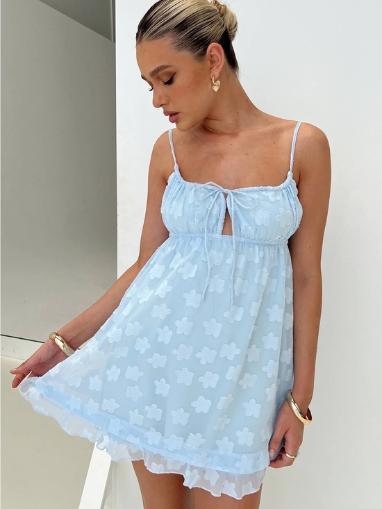 Princess Polly Dresses & Skirts - Princess Polly Empress of Love Mini Dress in Blue floral